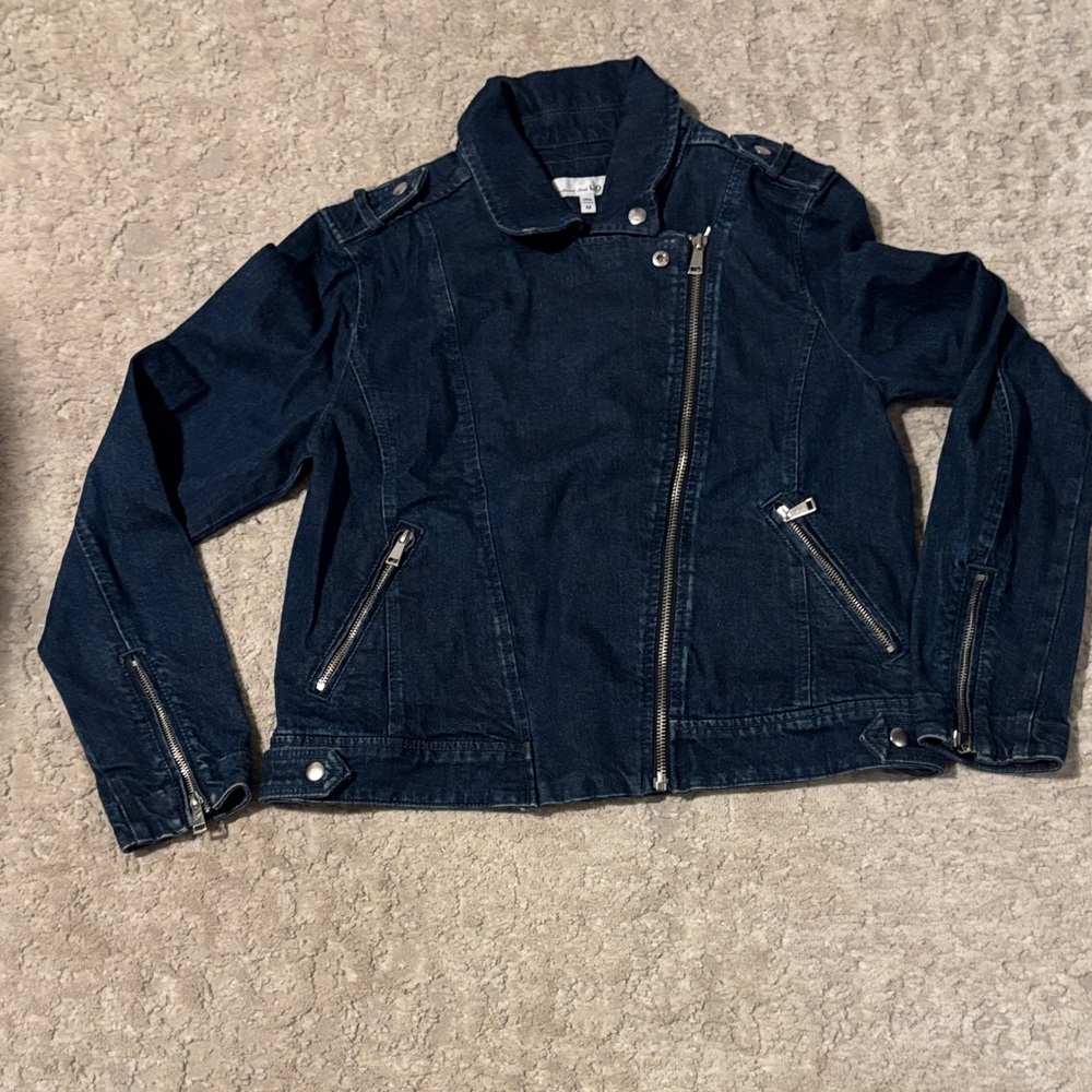 LOFT Dark Blue Jean Jacket
